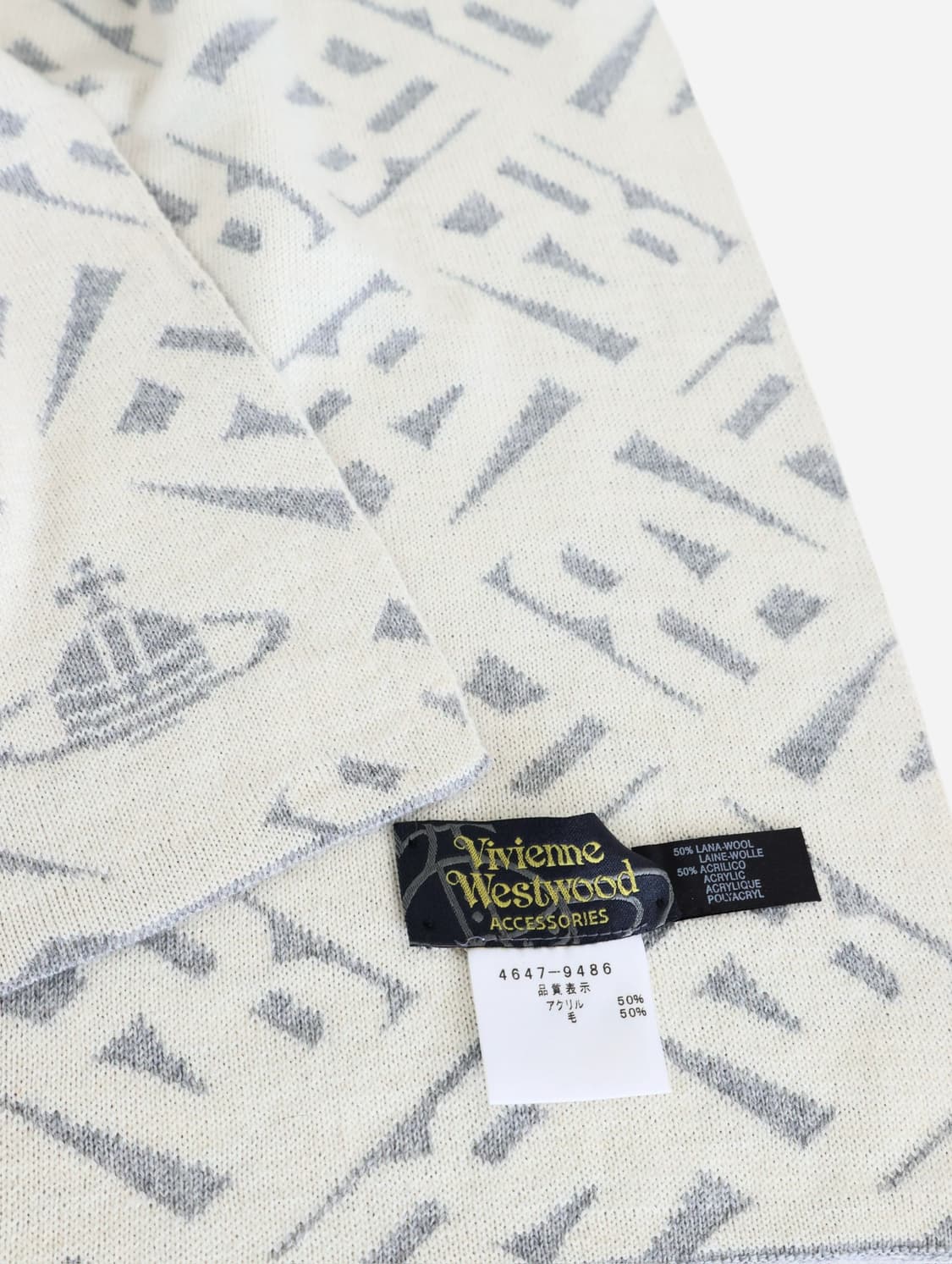 Vivienne Westwood Logo Jacquard Muffler 상품이미지4