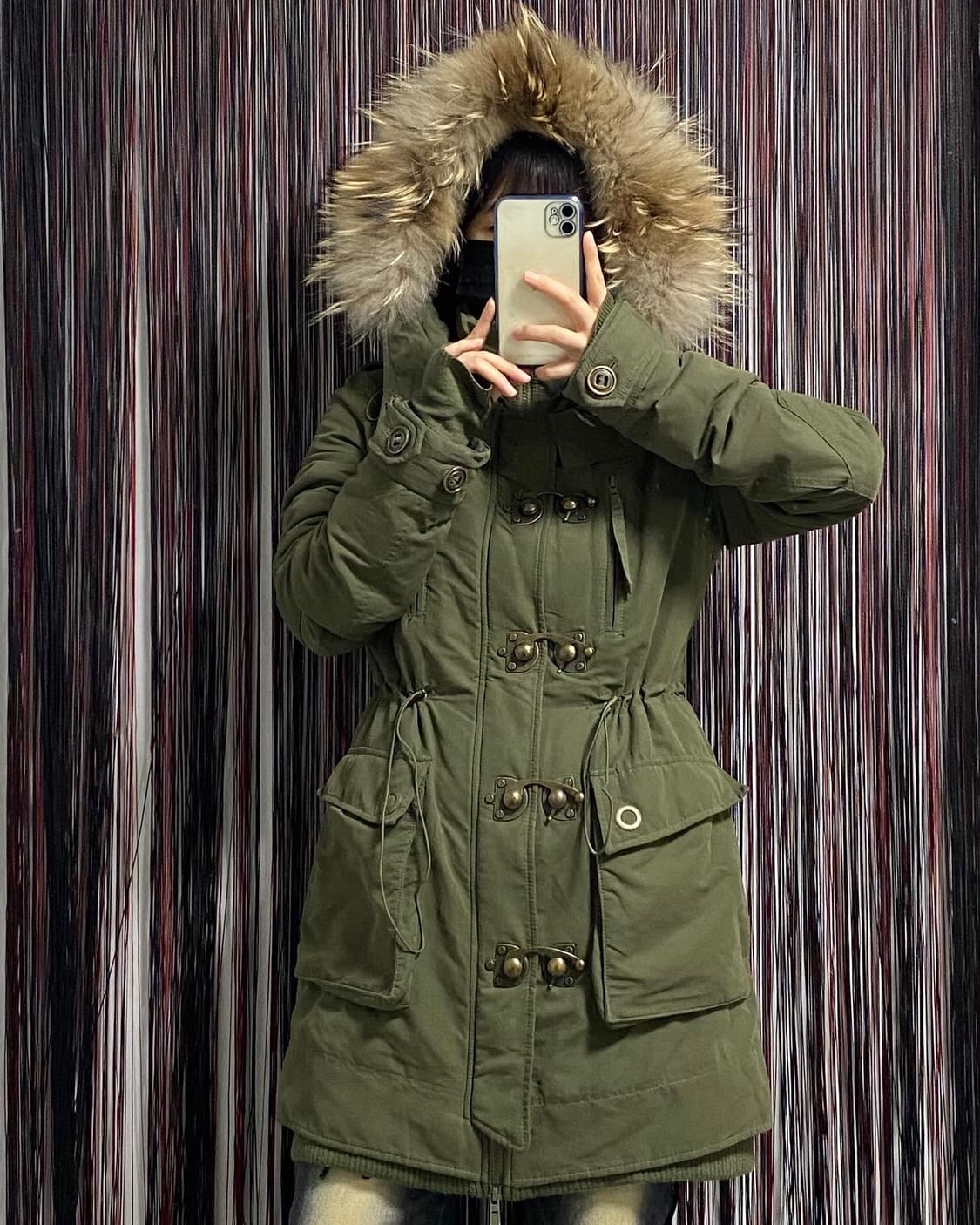 Japan)y2k 워머 투웨이 야상 ✔️𝙎𝙞𝙯𝙚 상품이미지6