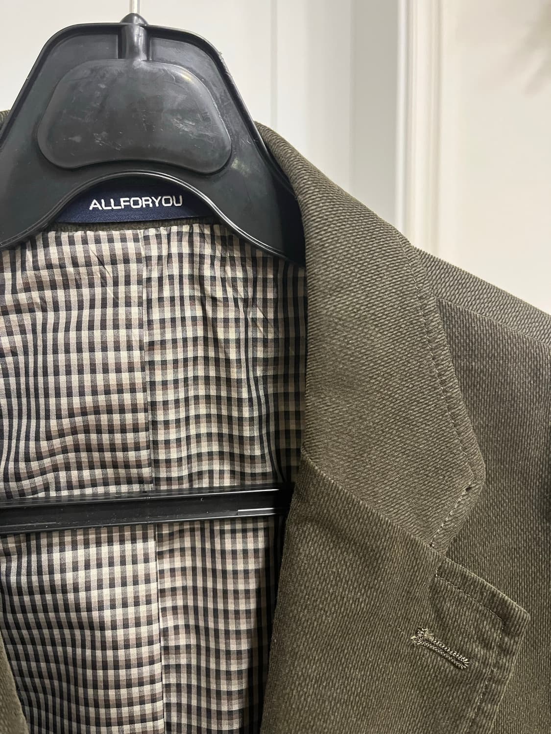 올포유 카키브라운 코듀로이 자켓 상품이미지3