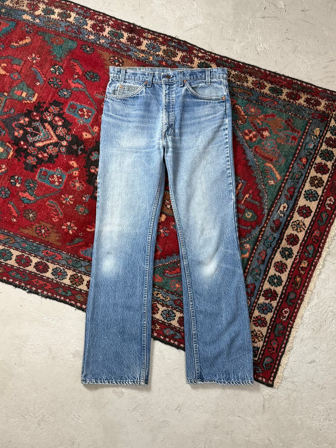 80's USA 빈티지 리바이스 517 오렌지탭 체인스티치 상품이미지2