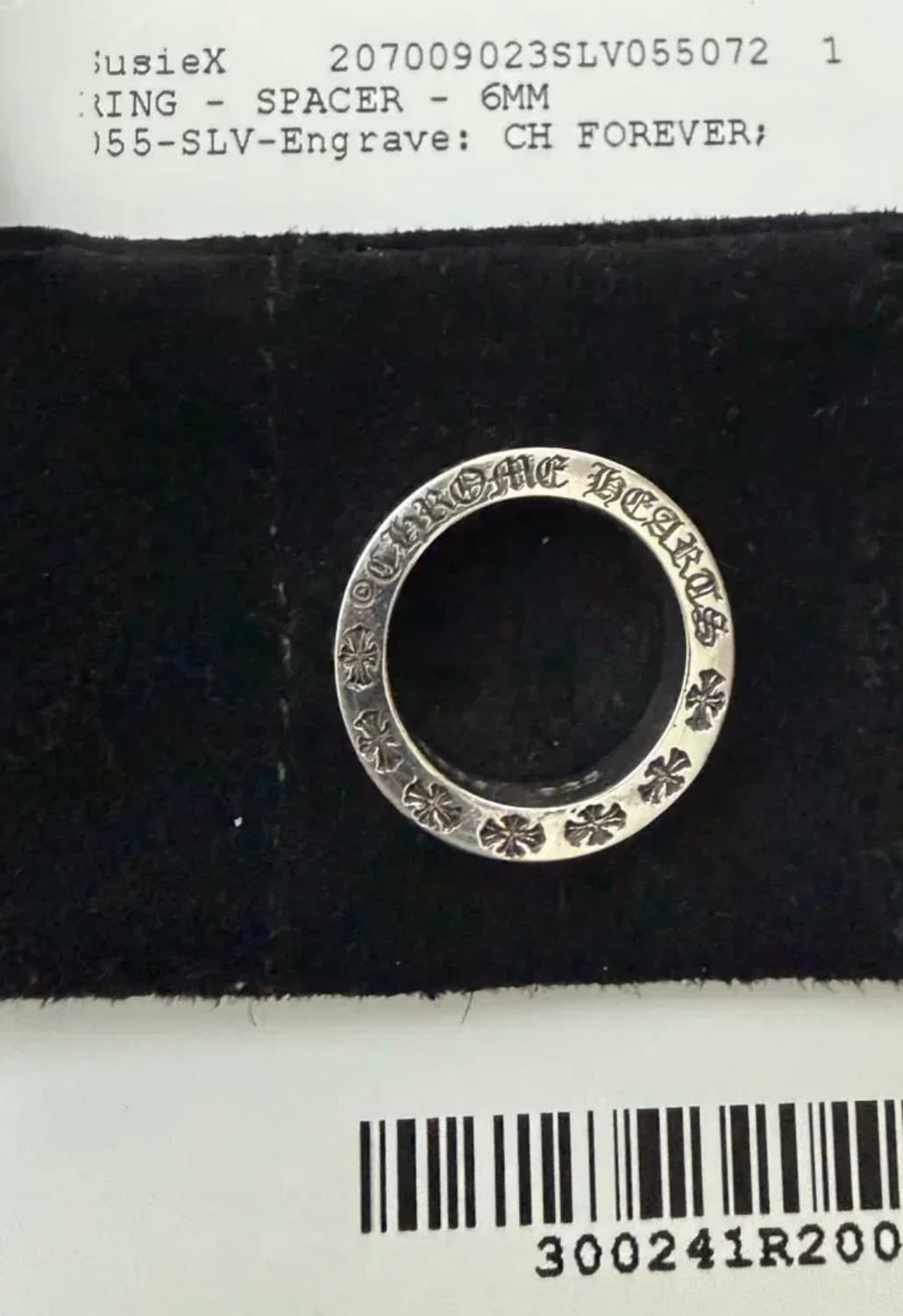 새상품 US 5.5 크롬하츠 포에버링 상품이미지2