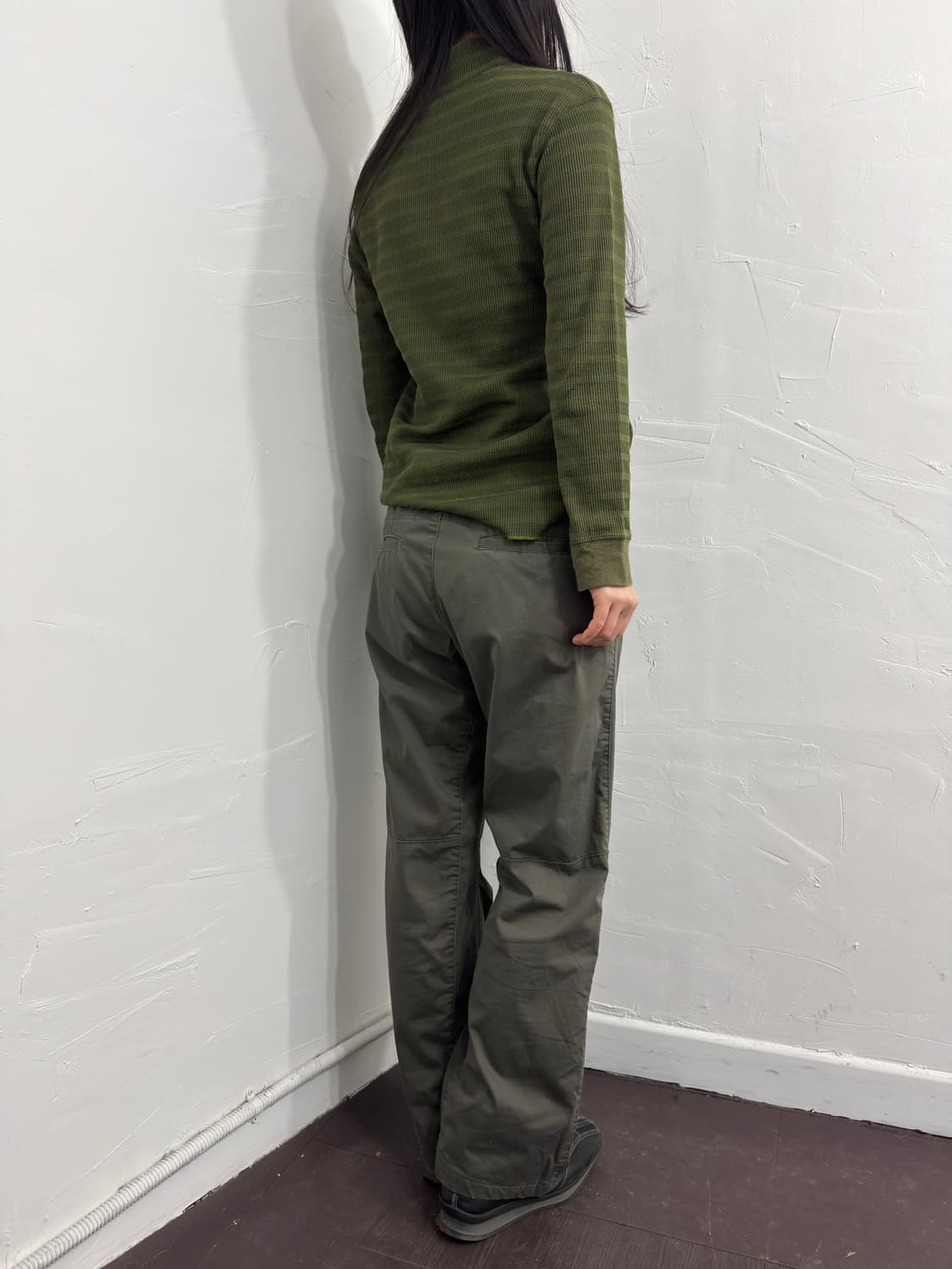 columbia green stripe top 상품이미지7