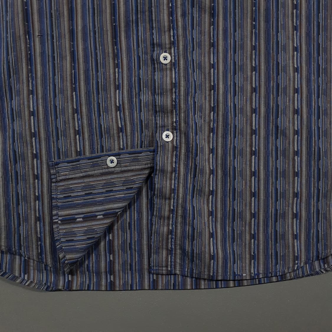 L (100) 미쏘니 스포츠 90s 멀티컬러 에스닉 멀티컬러 반팔 셔츠 상품이미지5