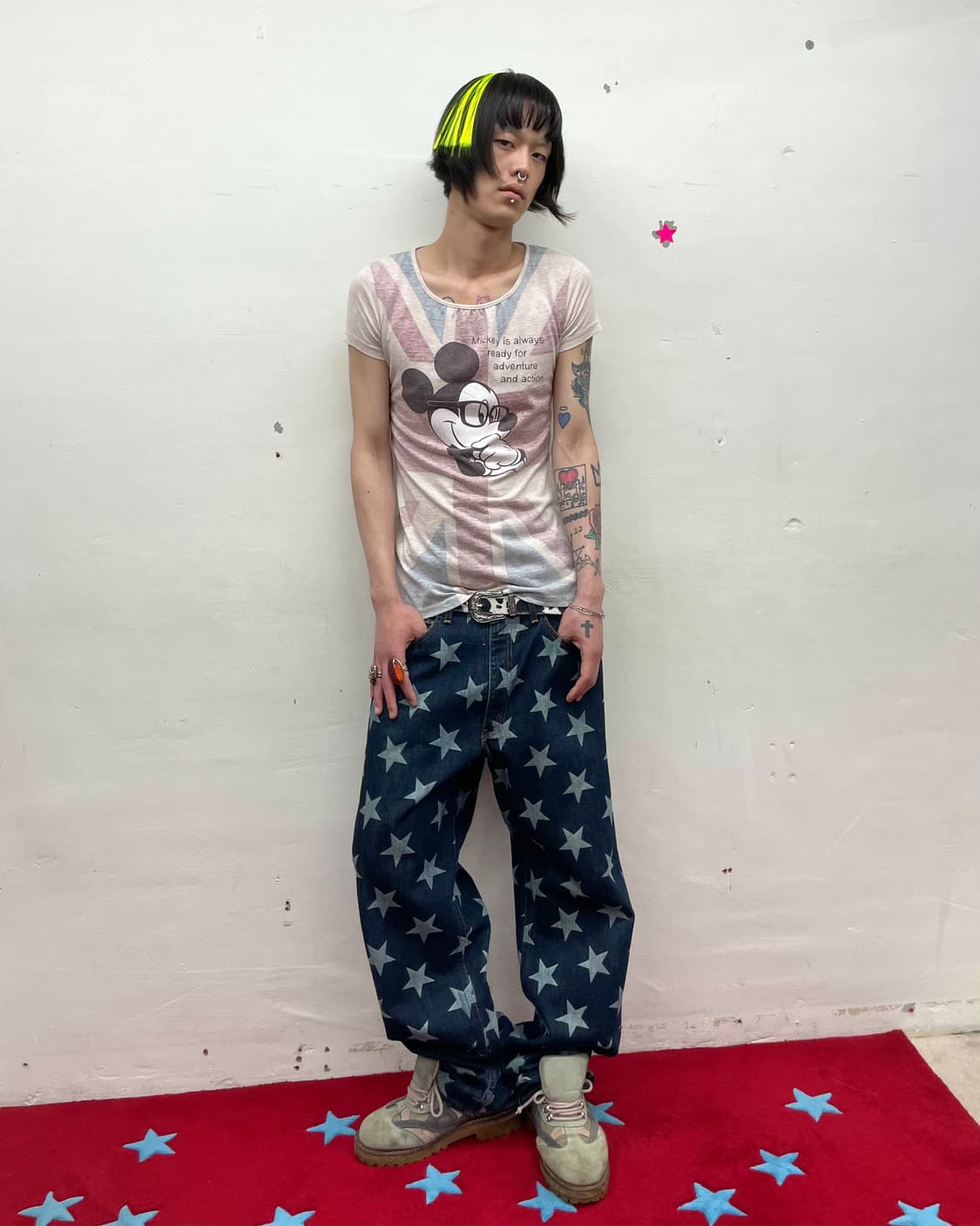  Mickey Mouse American flag T-shirt 상품이미지5