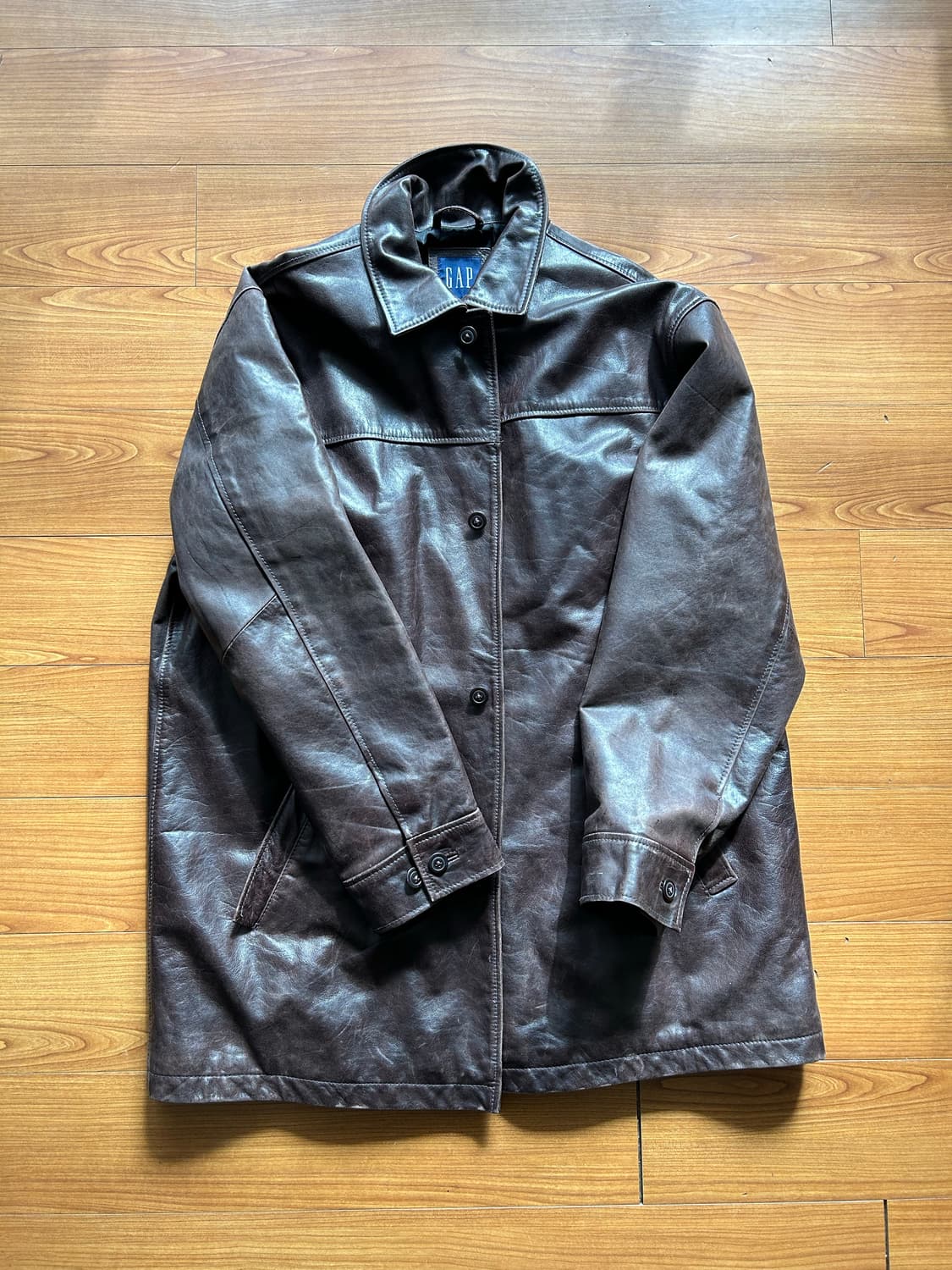올드 갭 레더 카코트 xxl 상품이미지1