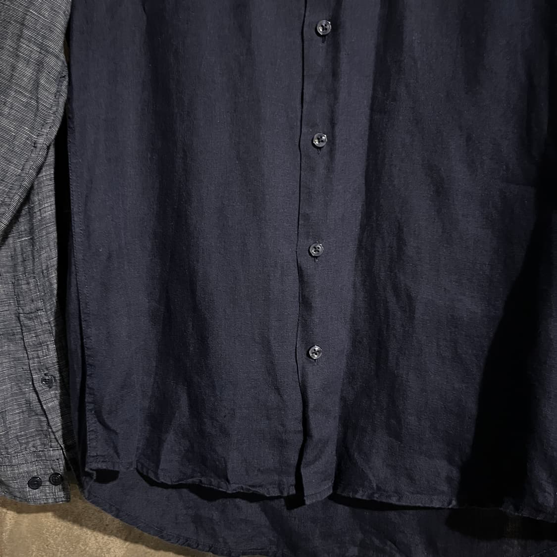 라코스테 린넨 헨리넥 셔츠 상품이미지3