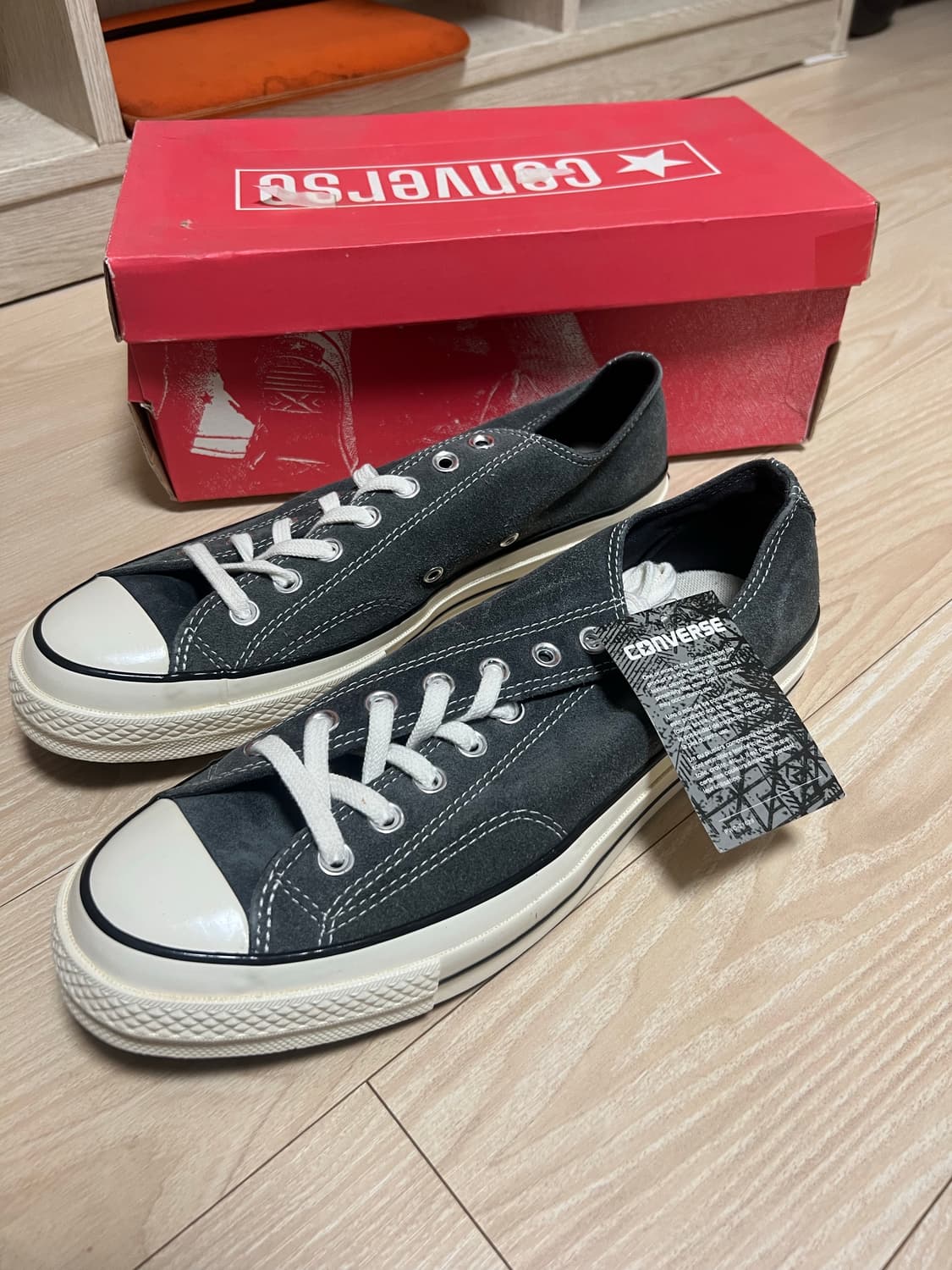 (250,275) 컨버스 척테일러 1970s 차콜 스웨이드 상품이미지2