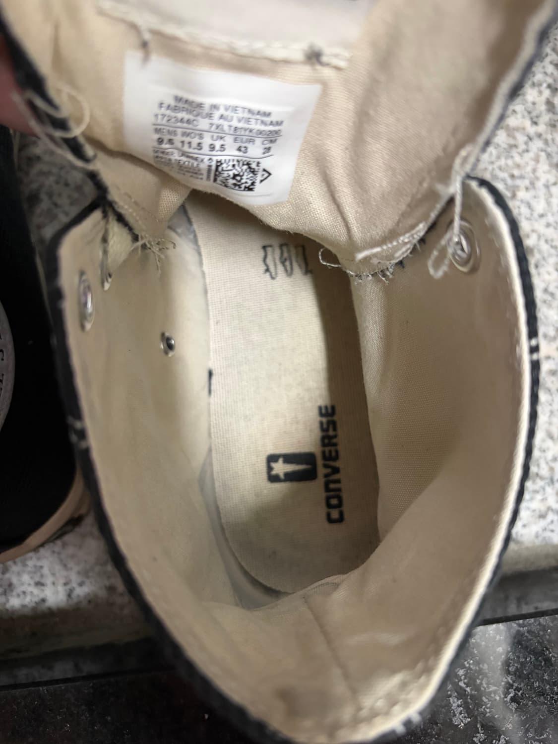 280 릭오웬스 다크쉐도우 커버스 터보다크 척70 하이 상품이미지7