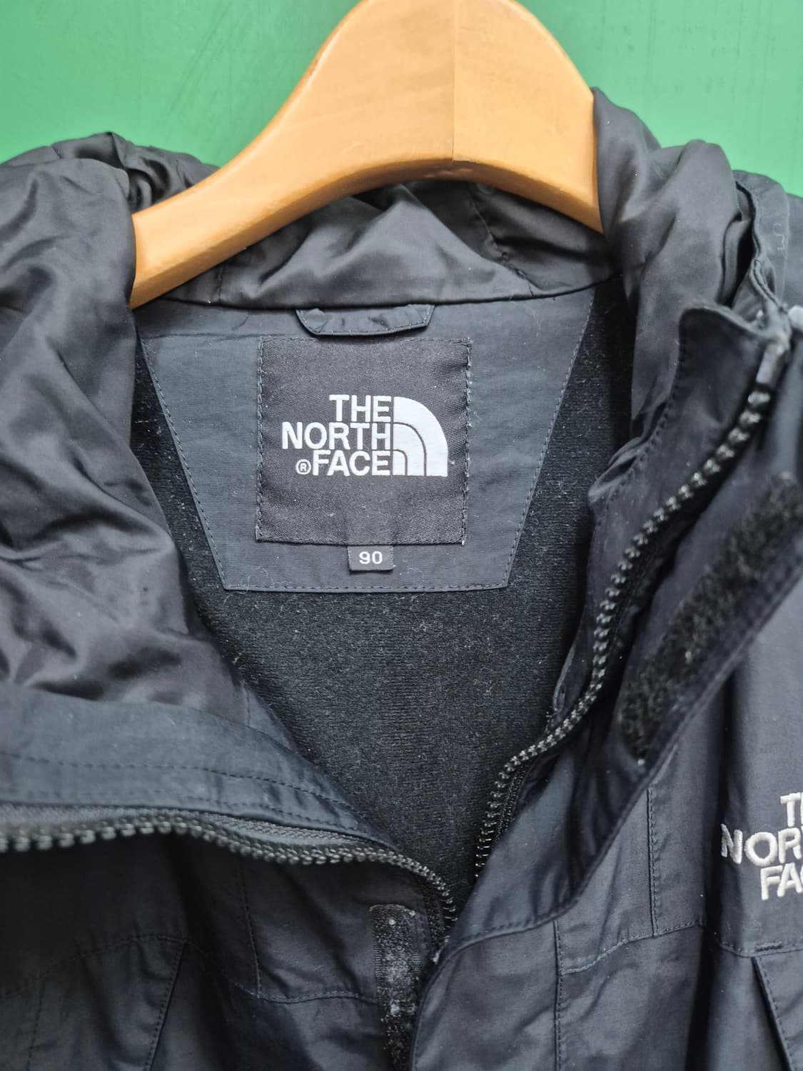 90) 노스페이스 HyVent 블랙 바람막이 자켓 상품이미지2