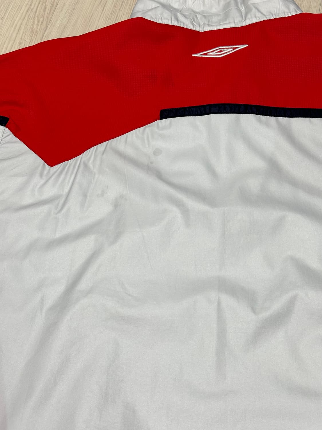 희귀) 엄브로 UMBRO 올드스쿨 나일론 배색 하프 반집업 상품이미지6