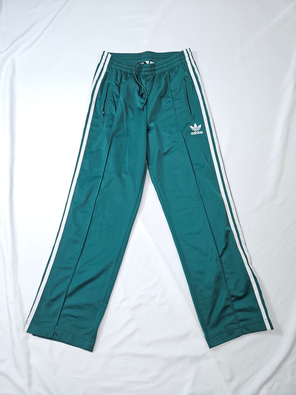아디다스 신형 파이어버드 와이드팬츠 딥그린 바지 우먼스 S 상품이미지2