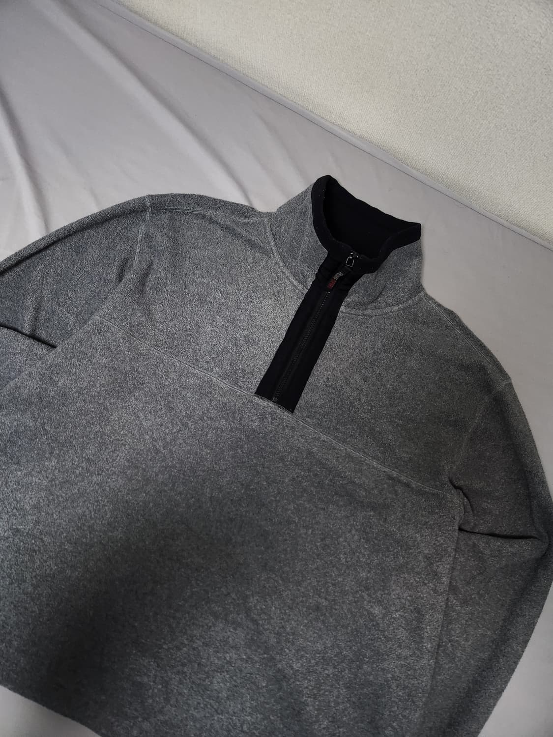 90's 미국빈티지 🇺🇸 STRUCTURE 오버핏 반집업 플리스 XL 상품이미지1