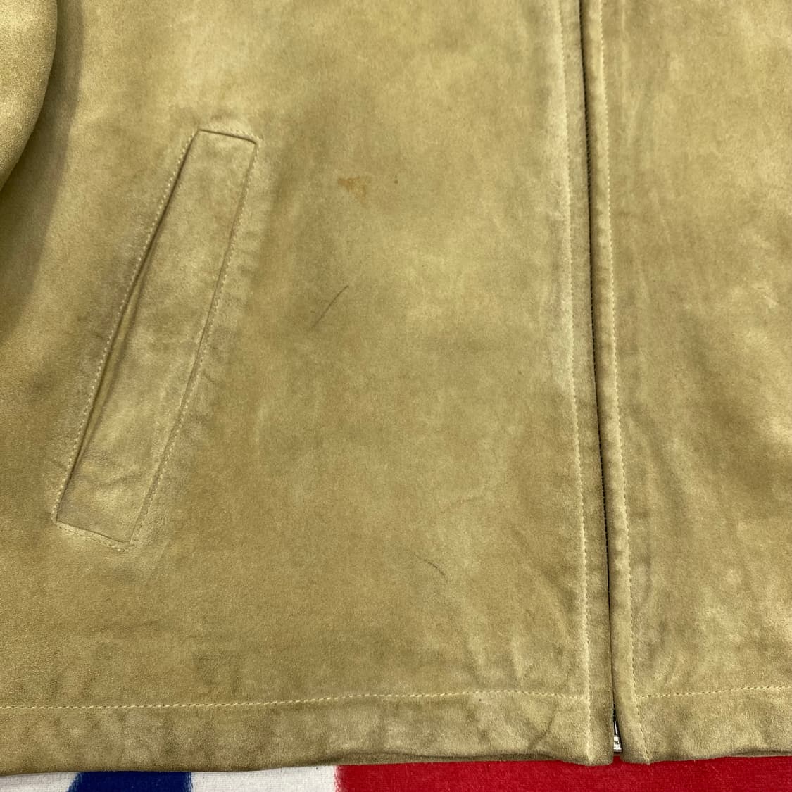 바나나리퍼블릭 리얼스웨이드자켓 L 상품이미지5