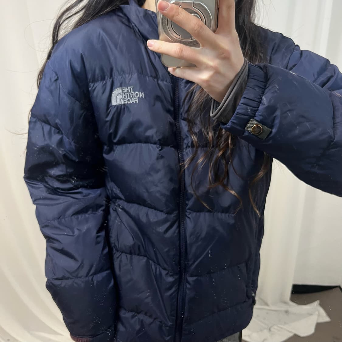 The North Face Navy 600 Down Padding  상품이미지3