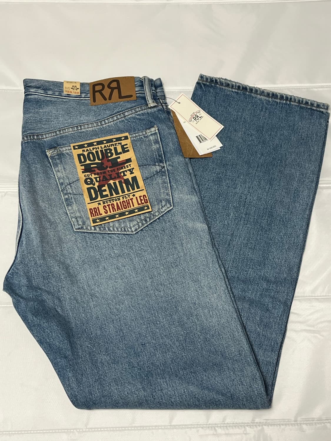 RRL 스트레이트핏 리페어 클리어빌 진 더블알엘 상품이미지3