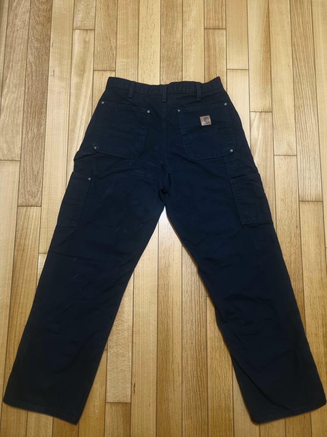 칼하트 더블니 워크팬츠 B136 블랙 상품이미지2