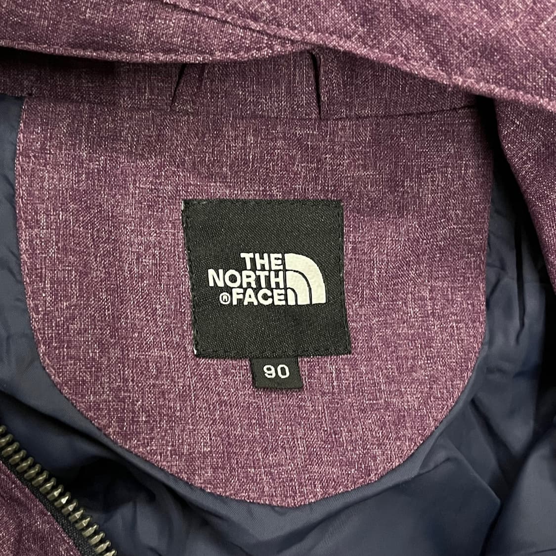 [정품/90] 노스페이스 퍼플 후드 바람막이 자켓 b10 상품이미지5