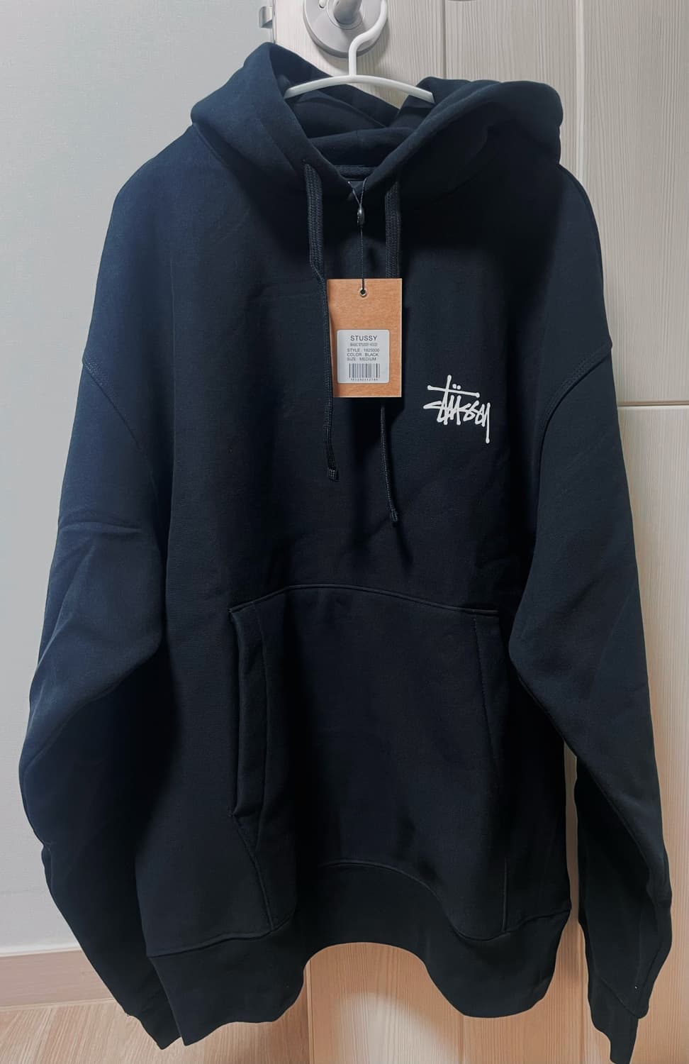 스투시 후드 블랙 새상품 상품이미지1