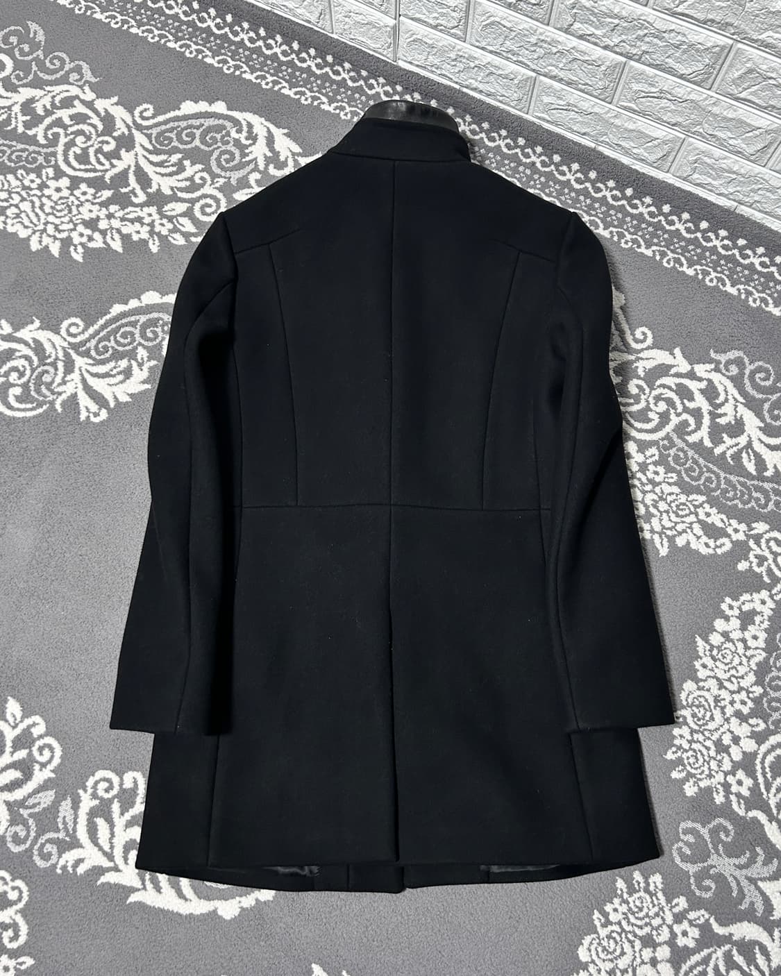 시스템 캐시미어 블렌드 하이넥 코트 상품이미지5