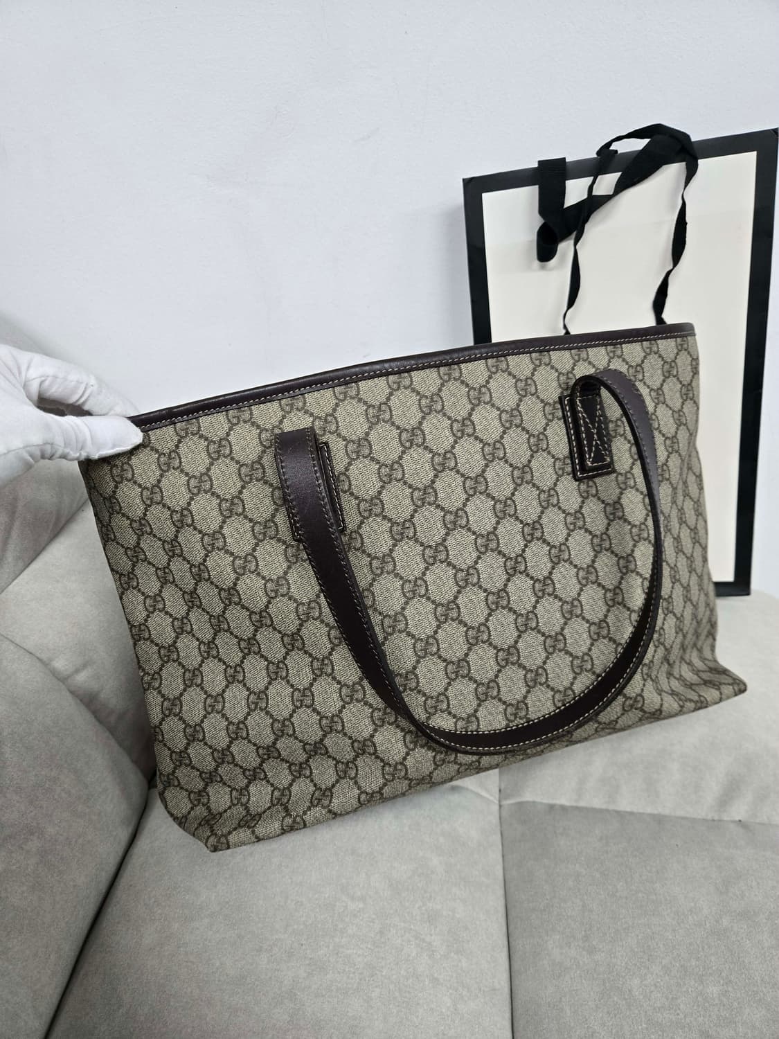 [보증서 정품] 구찌 자가드 숄더백 상품이미지5