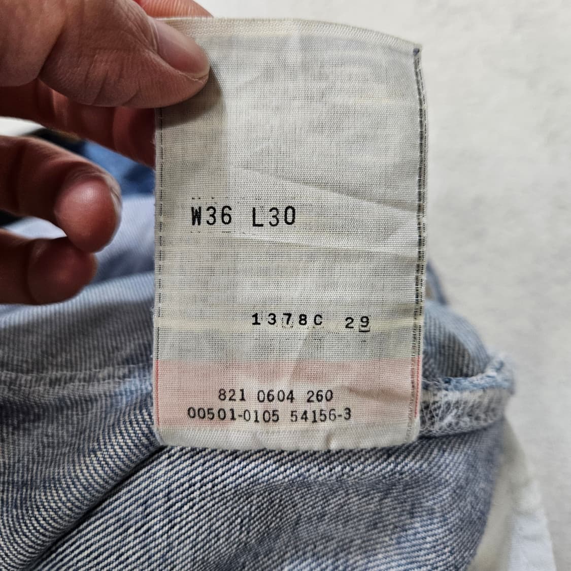 00s 리바이스 501 데님 36 30 상품이미지9