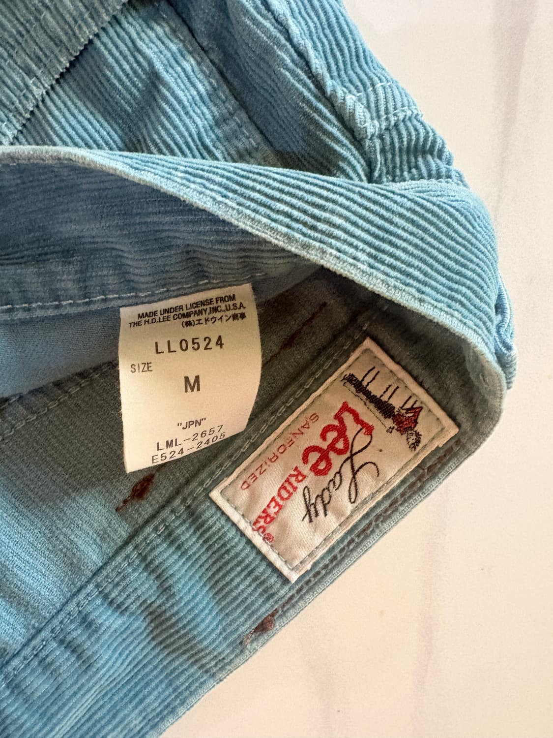 Lee 코듀로이 스커트 상품이미지3