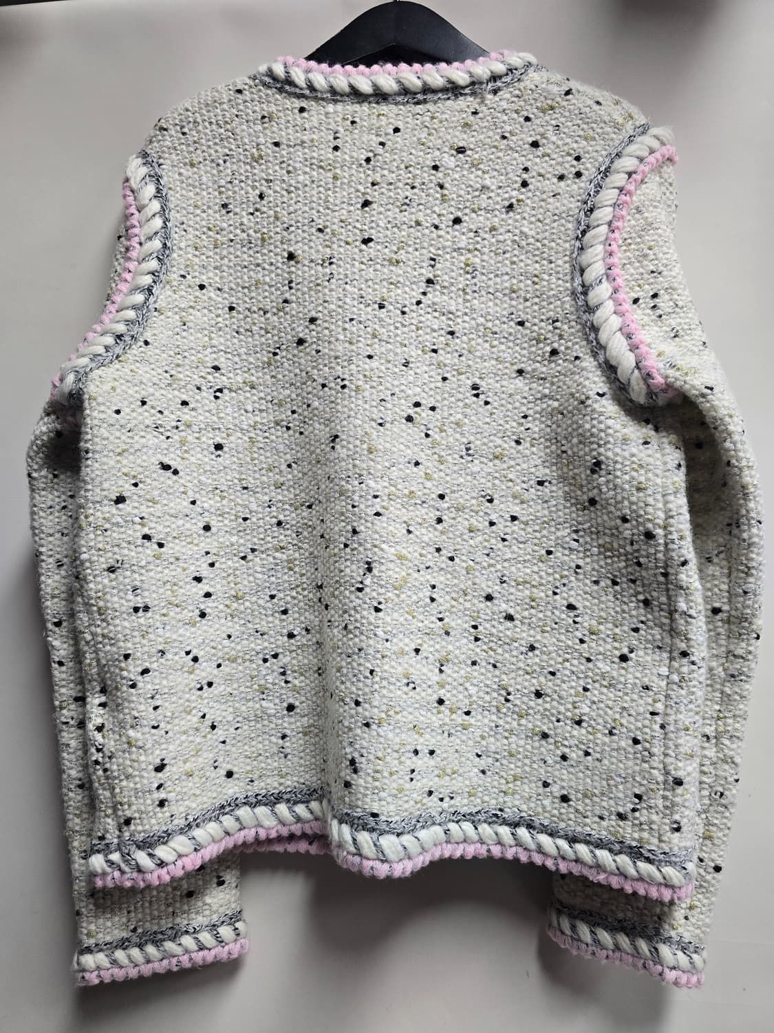 트위드 니트 자켓 M 상품이미지3