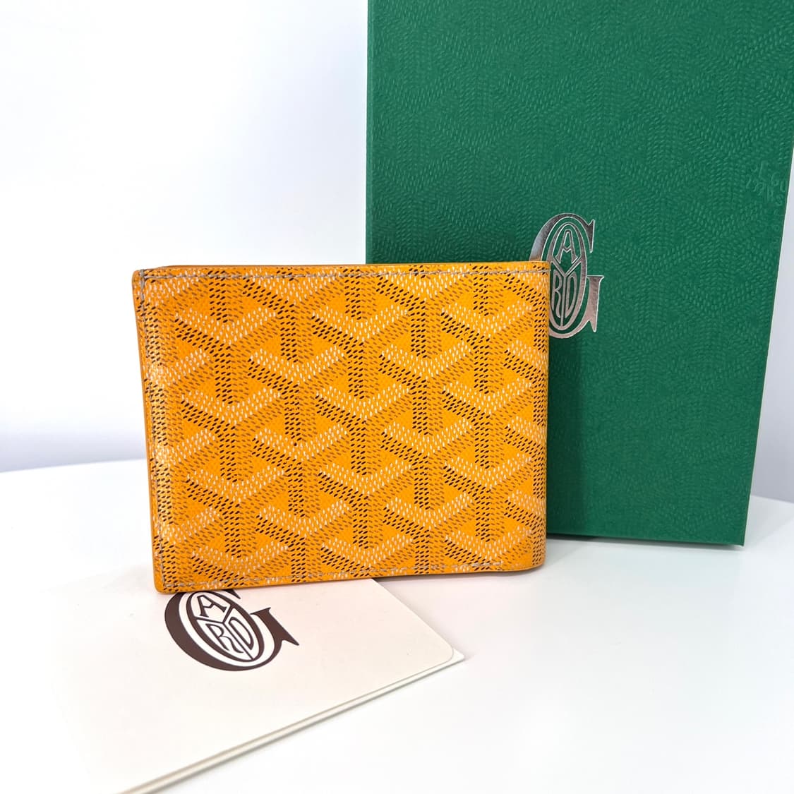 고야드 빅투와르 반지갑 옐로우 상품이미지3