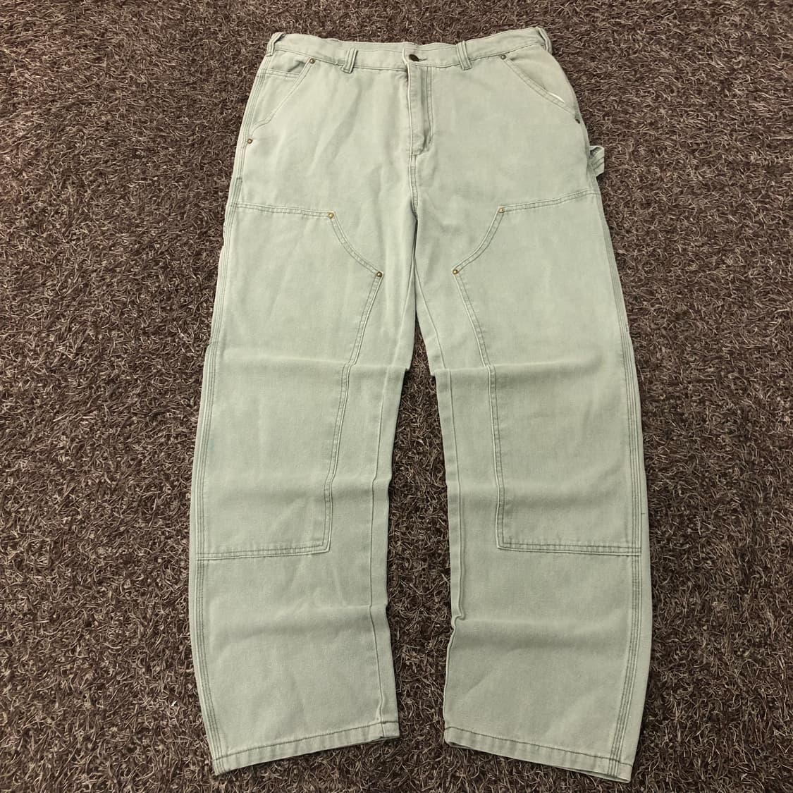 칼하트 더블니 카펜터 워크 팬츠 B136-Mos 상품이미지2