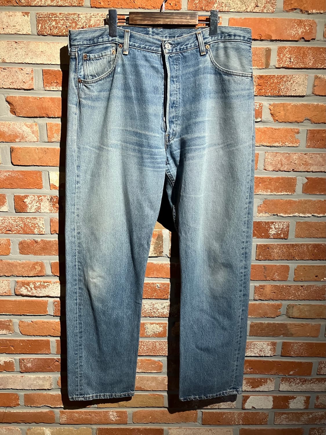 90s USA 빈티지 리바이스 501 데님 팬츠 빅사이즈 상품이미지2