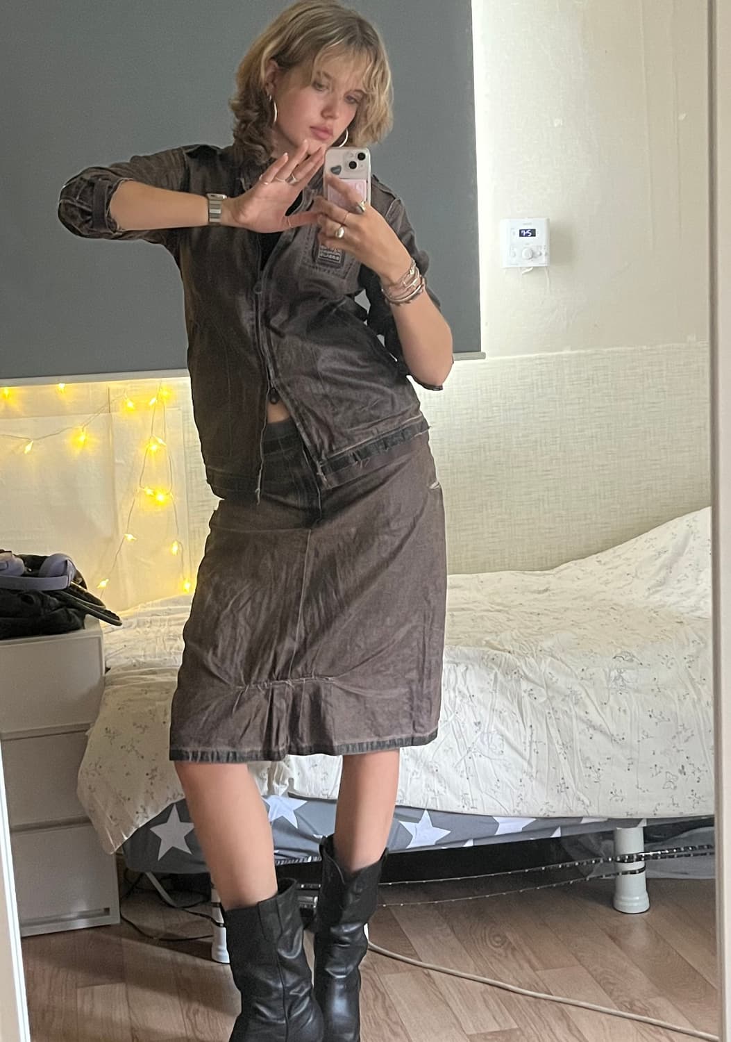 마리떼 프랑소와 저버 빈티지 셋업 세트 M?  상품이미지1