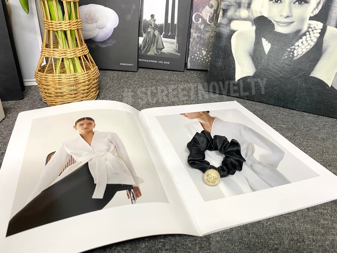 샤넬 진주 CC로고 헤어슈슈 상품이미지1