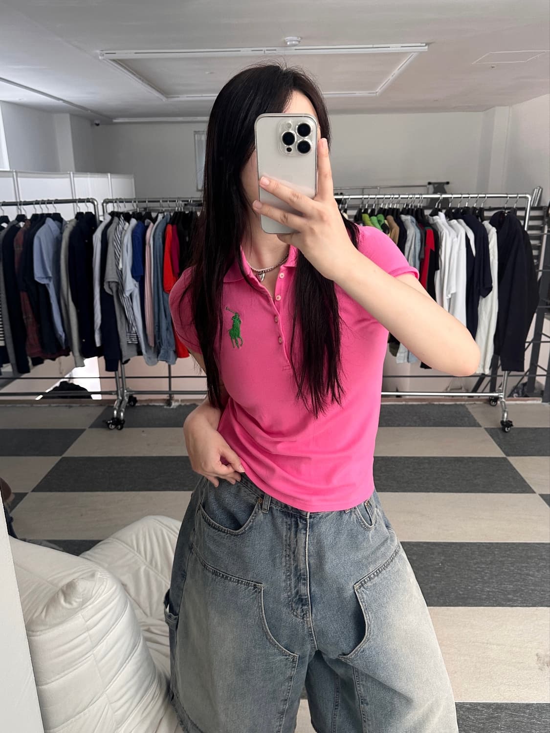 (새상품) 폴로 랄프로렌 5버튼 빅포니 카라 티셔츠  상품이미지8