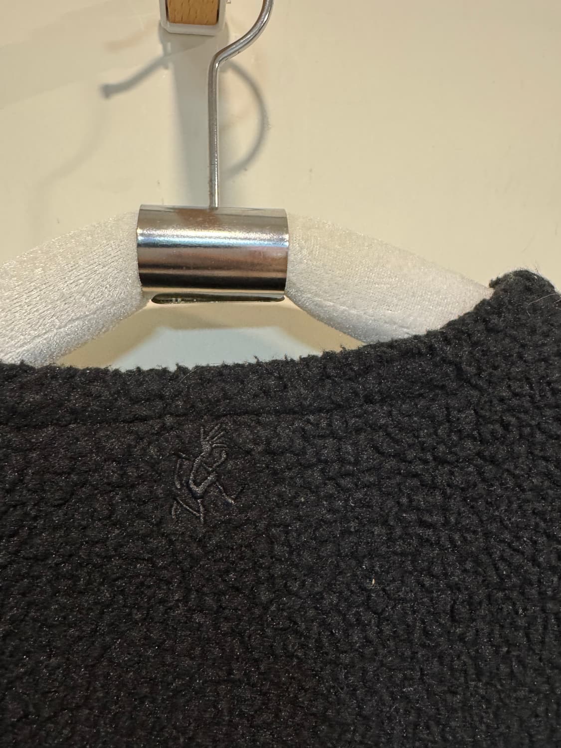 그라미치 보아 플리스 풀오버 스냅티 Black 상품이미지6