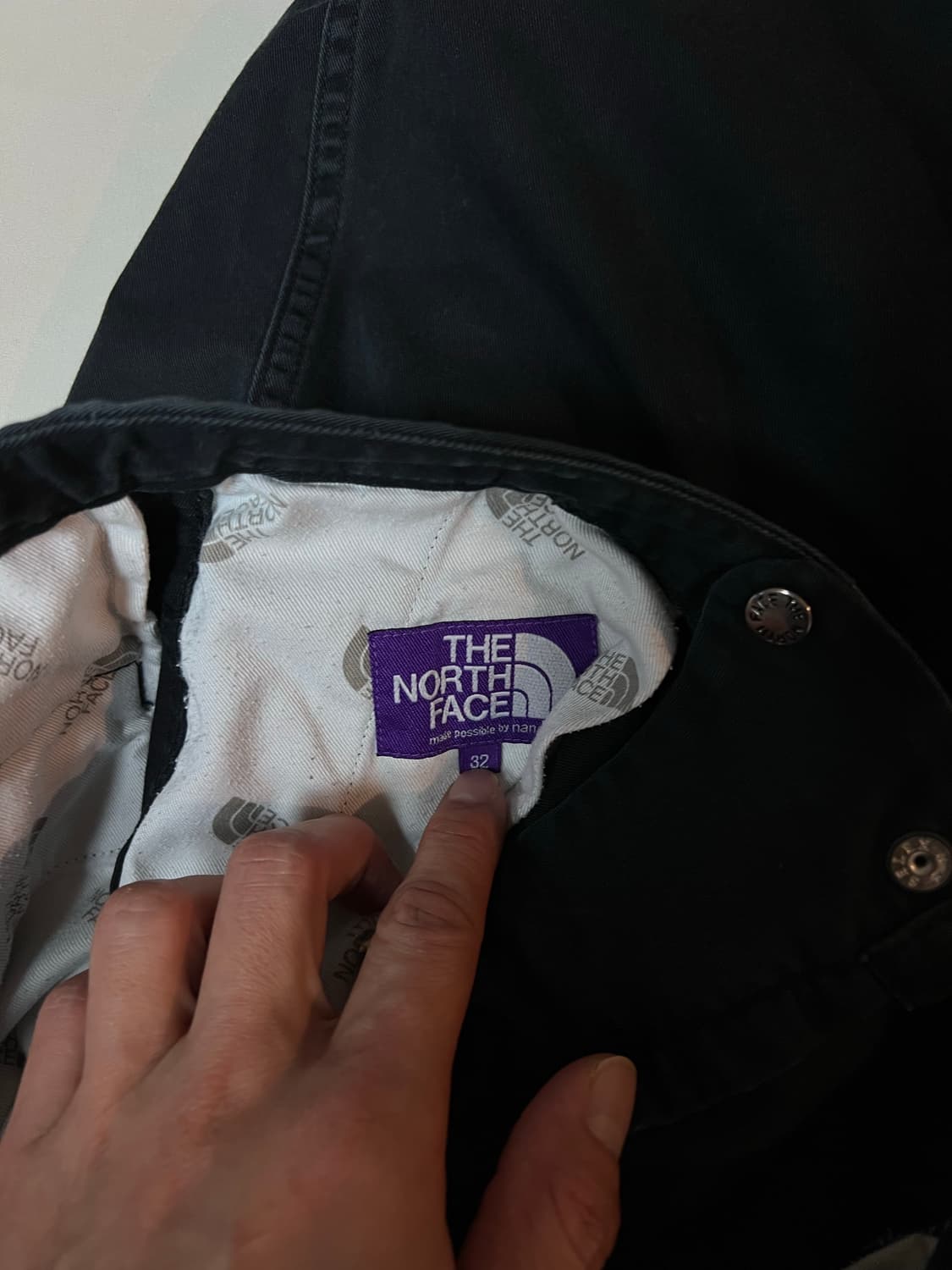 노스페이스 퍼플라벨 스트레치 트윌 와이드테이퍼드팬츠 32 상품이미지6