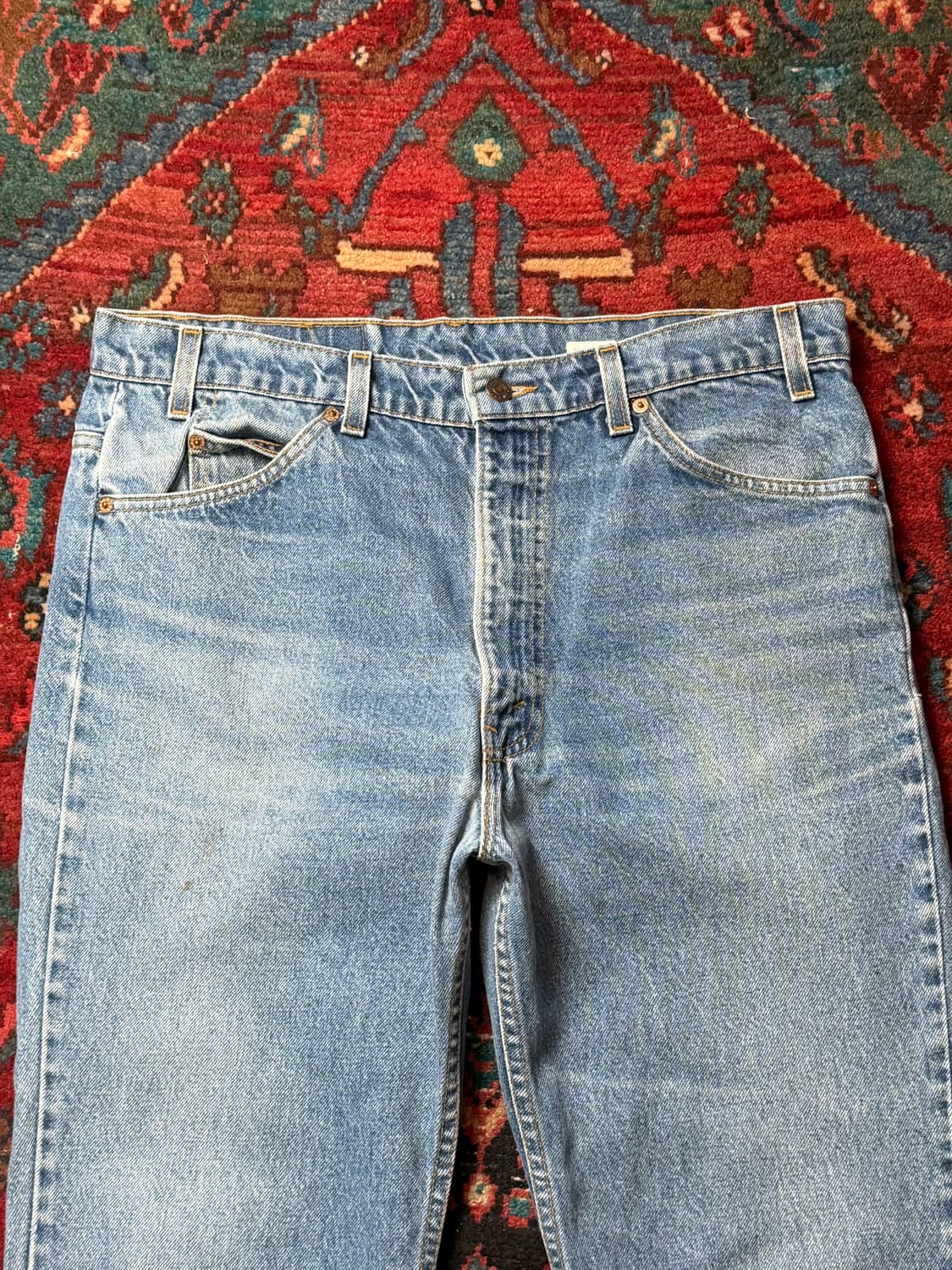 90's USA Made 빈티지 리바이스 517 오렌지탭 부츠컷 상품이미지5