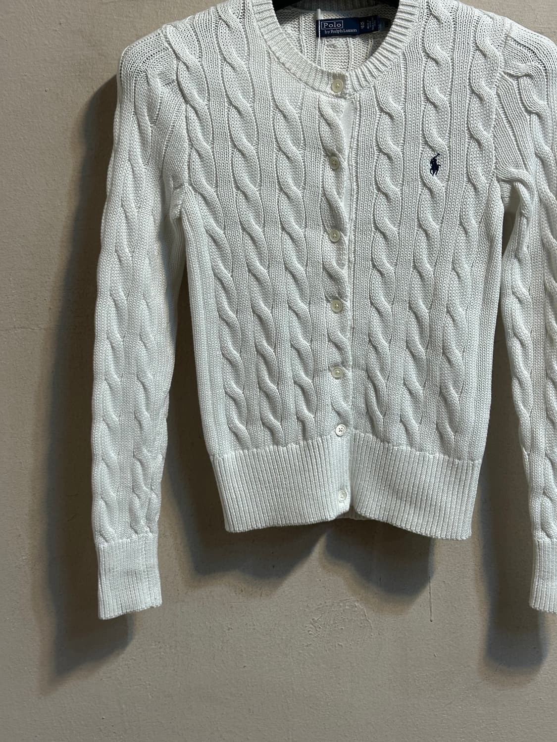 폴로 랄프로렌 코튼 케이블 니트 가디건 상품이미지3