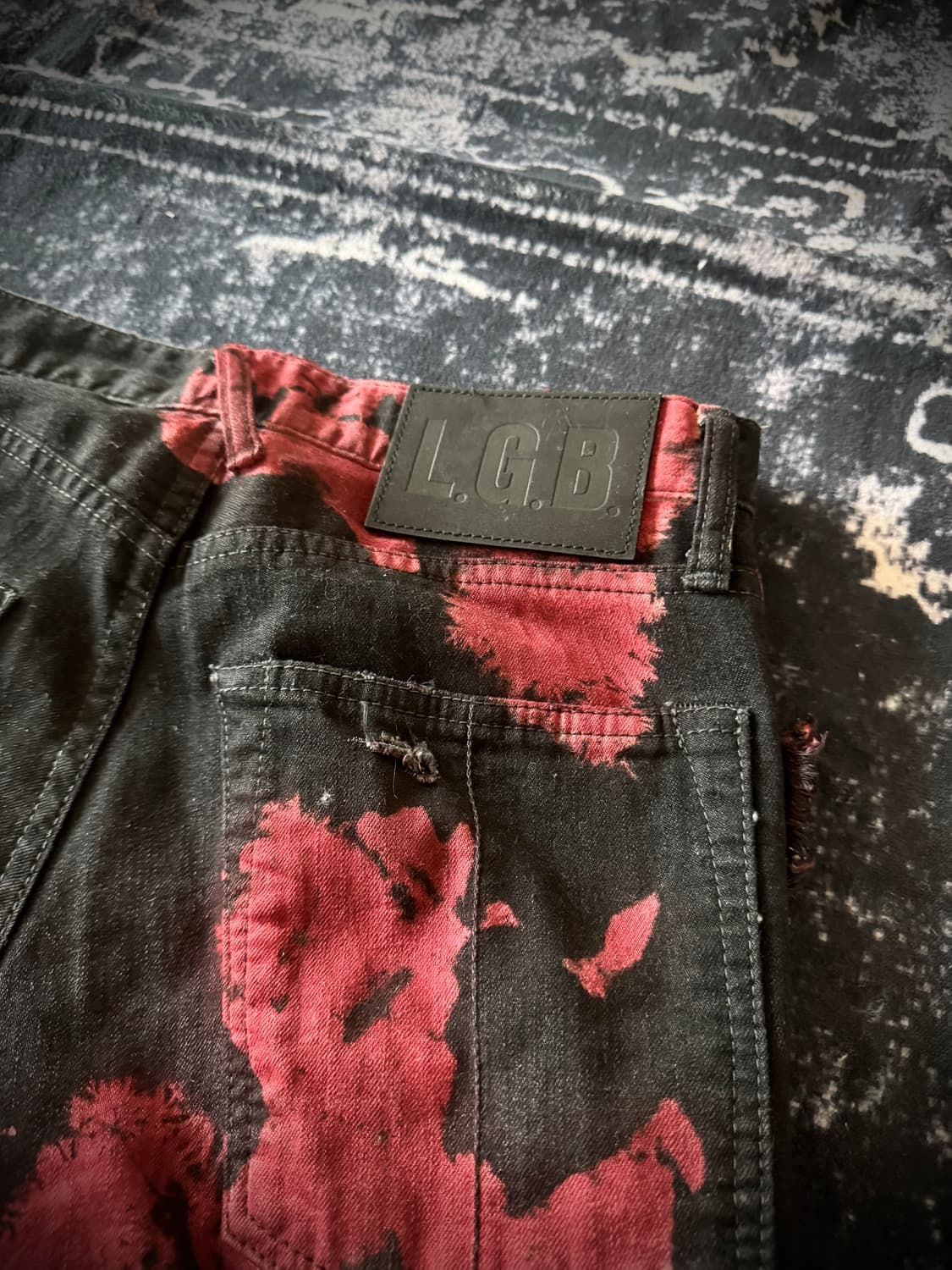 L.G.B Crash Processed Paint Denim 상품이미지7