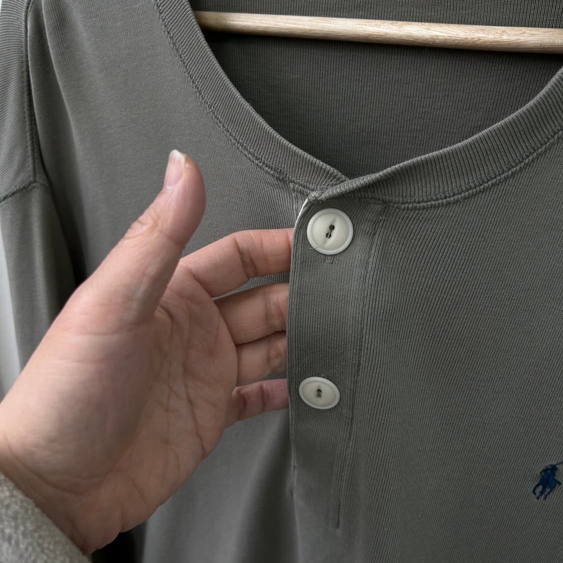 16363 - 폴로 랄프로렌 헨리넥 긴팔 티셔츠 상품이미지4