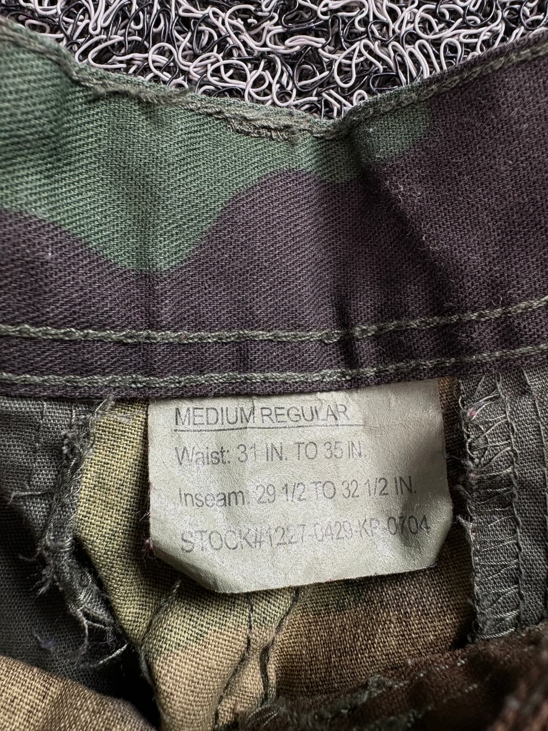 로스코 우드랜드 카모플라쥬 BDU 카고 팬츠 3285 상품이미지4