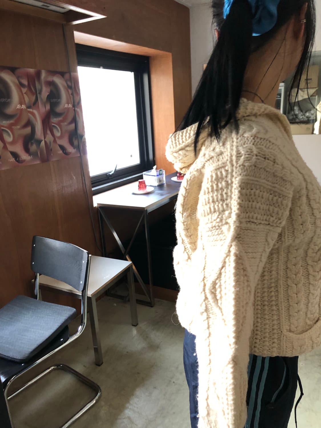 꽈배기니트집업 케이블니트집업 상품이미지2