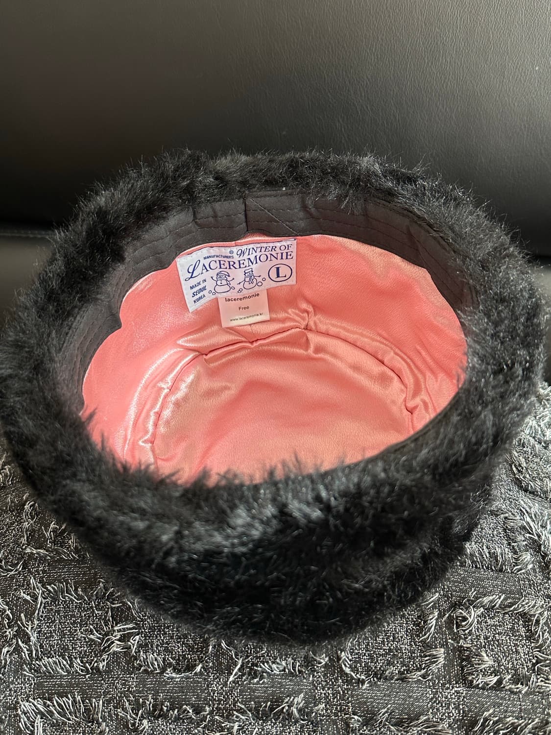 라세레모니 퍼 햇 (블랙컬러) 상품이미지3