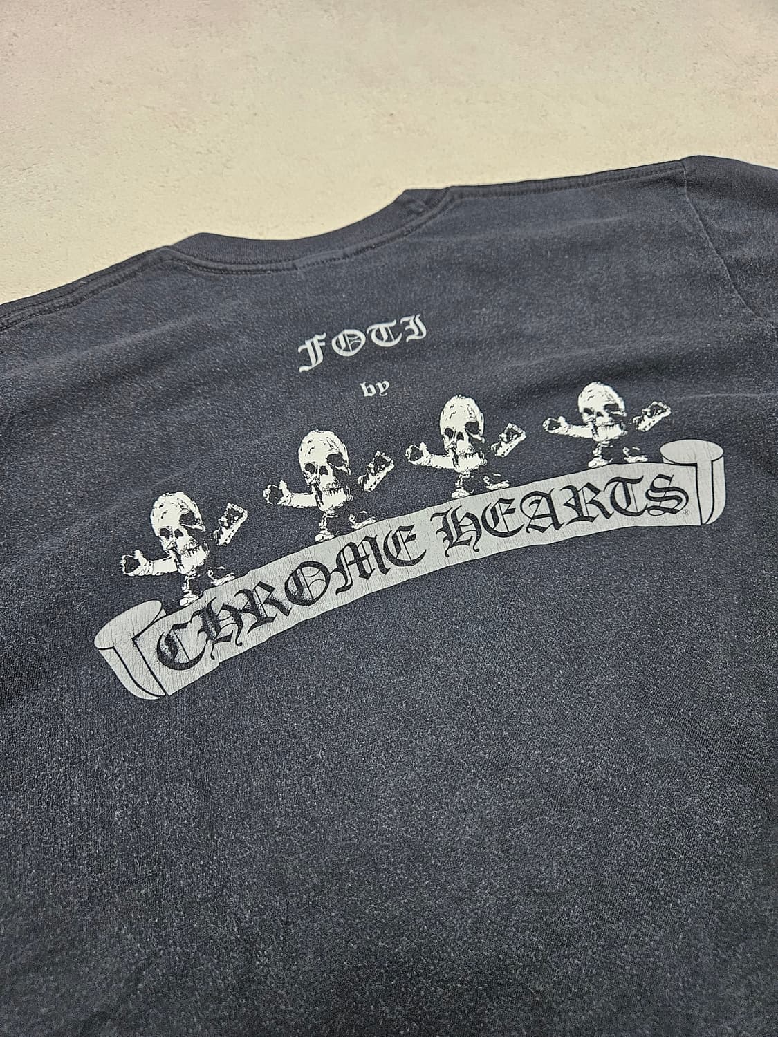 [M] 크롬하츠 포티 스크롤라벨 티셔츠 상품이미지2