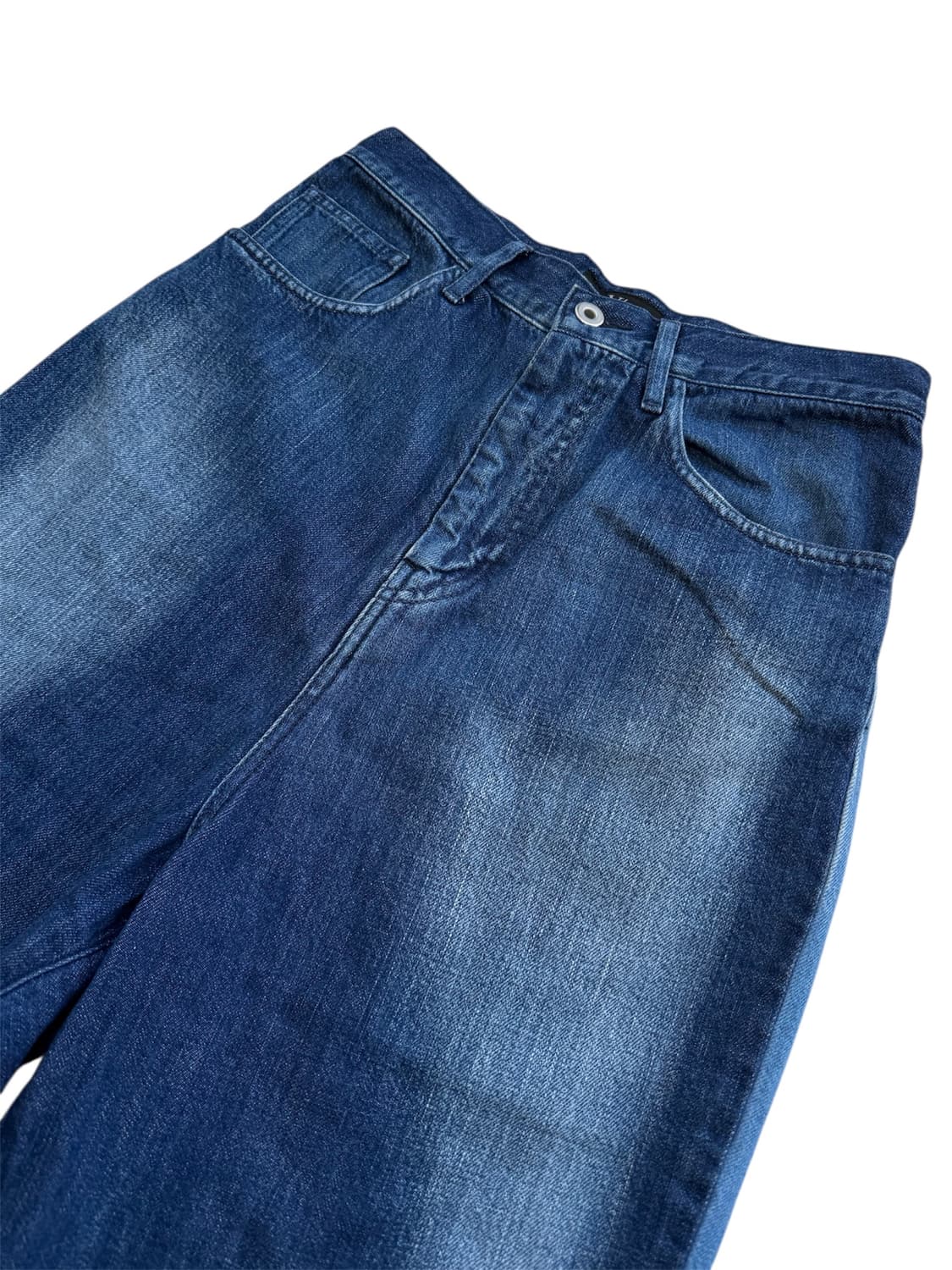 Y's 요지야마모토 스포티드 바이컬러 데님 팬츠 상품이미지4