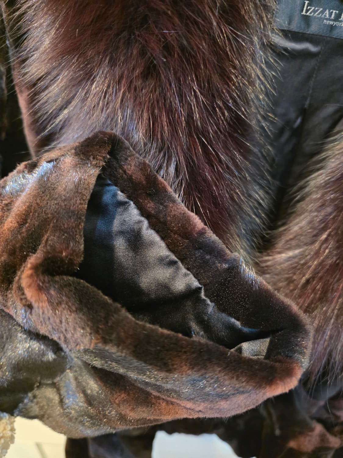 IZZZAT BABA 폭스퍼 밍크코트 상품이미지8