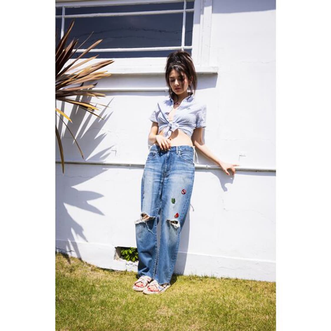 HYSTERIC GLAMOUR Hemp Crown B.D Shirt 상품이미지4