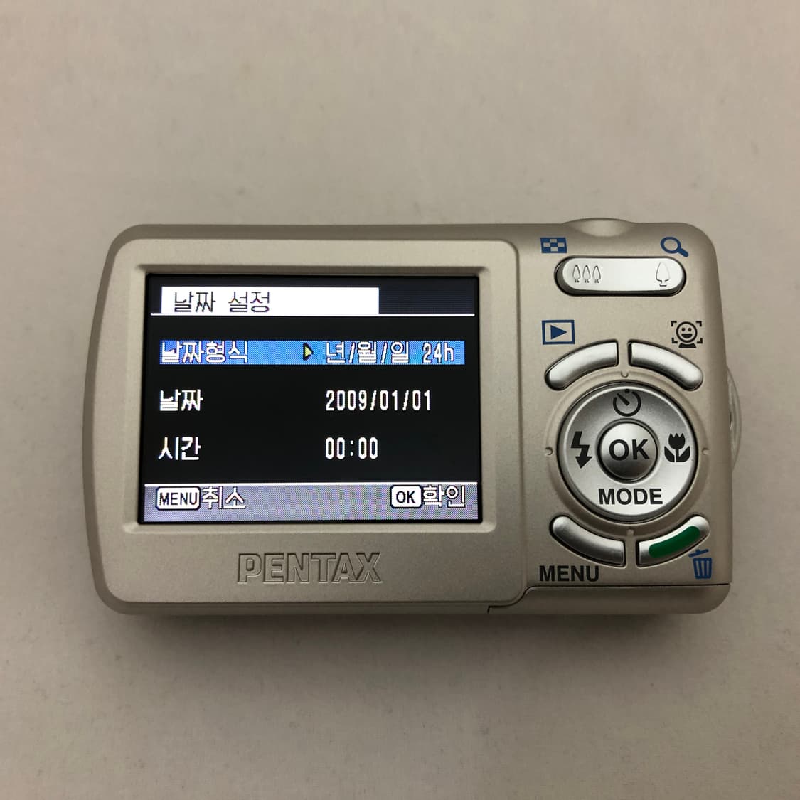 (미품, 박스셋) pentax 펜탁스 옵티오 E70 빈티지카메라 상품이미지8