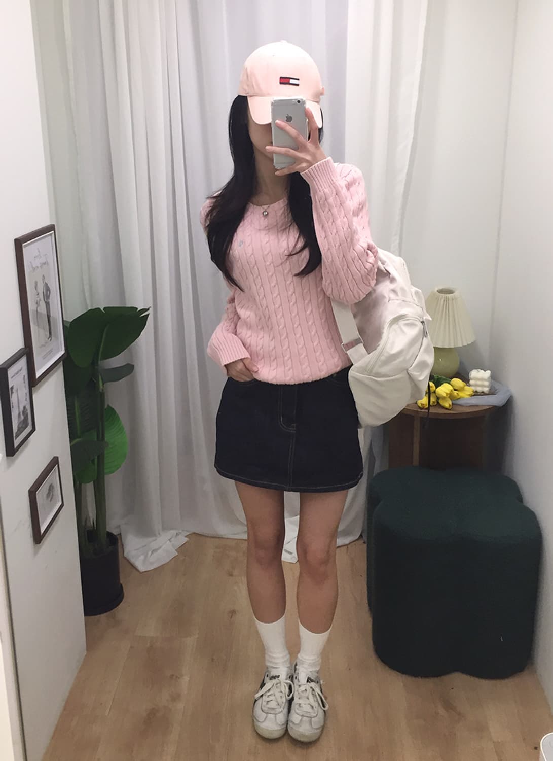 여성 폴로 꽈배기 라운드니트 95 상품이미지1