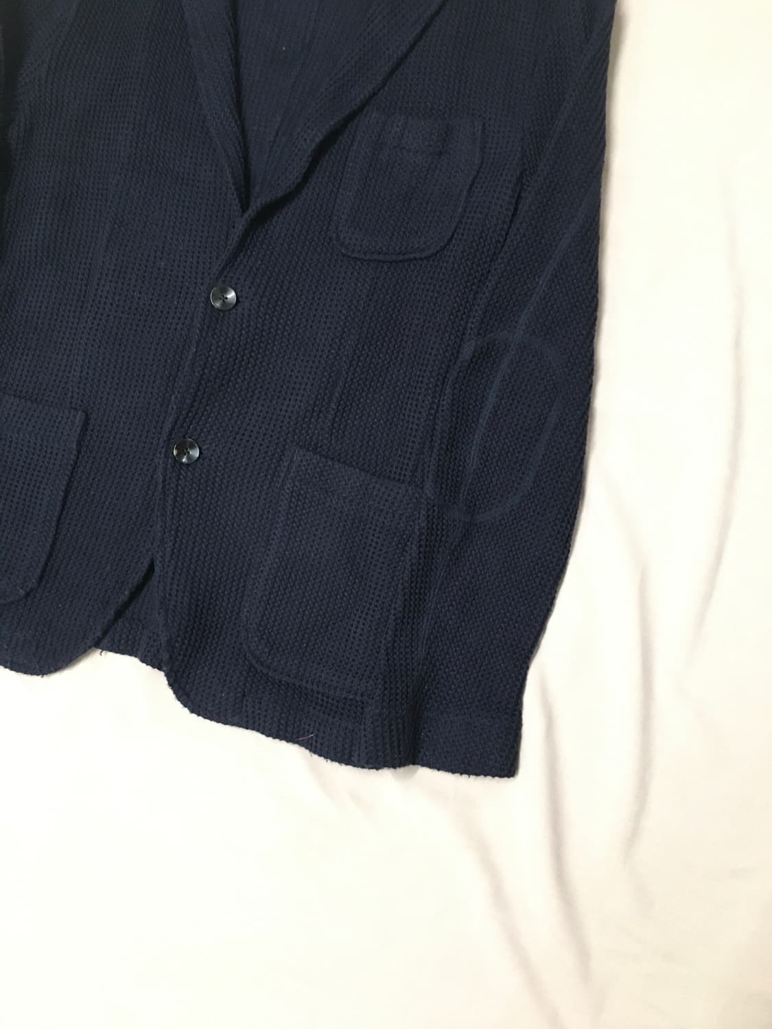 급처! 쉽스 엘보 패치 니트 블레이져 상품이미지3