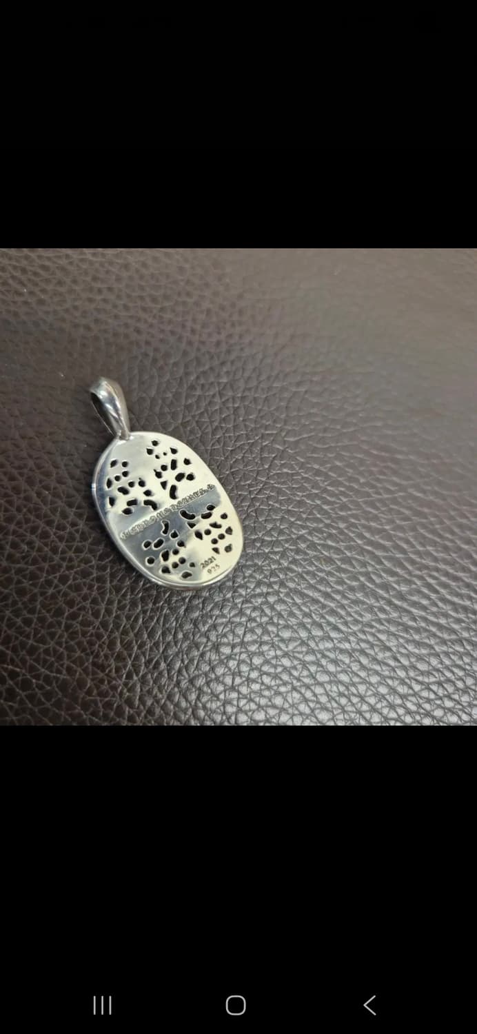 크롬하트 오발 팬던트 상품이미지2